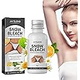 Snow Bleach Cream for Private Part Underarm Whitening, Bleach Cream for Skin Lightening Face and Body, Dark Spot Corrector Cream Body Care Brightening Cream for Inner Thigh, Bikini Dark Area (1PCS)