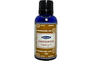 SATYA Sandelträ aromolja 25 ml – harmoni, avkoppling och andlig energi – HOSTENATURA