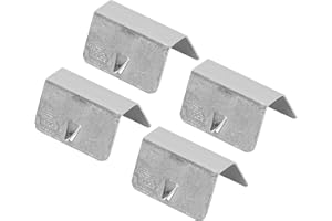 U-K Clip di fissaggio per deflettore 4 pezzi in Le Canal Clips di montaggio del deflettore di vento di piuma, Sostituzione di Modifica dargento per Heko Fashion Design