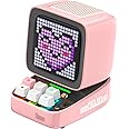 DIVOOM ACDIVDITPNK Divoom Ditoo Pixel Art Portable Bluetooth Speaker with App Controlled 16X16 LED Front Panel Pink - Pink (Pack of1)