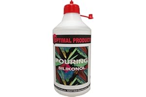 OPTIMAL PRODUCTS DIE BESSERE LÖSUNG Optimal Products Pouring Silikonöl 500ml I 100% Reines Silikonöl geruchlos I Sehr ergiebig & einfach zu dosieren I Für Fluid Acrylic Painting