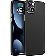 memumi iPhone 13 Mini Case, 0.3mm Ultra Thin Matte Finish [Shock Resistant, Non-Slip, Anti-Scratch].Protective Case for iPhone 13 Mini 5.4 Inch-Black(2021)