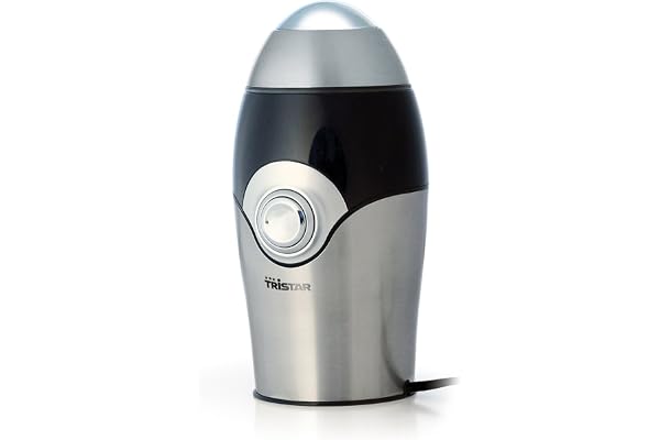 Tristar kaffekvarn – 70 gram kaffe, 10 koppar, 2 blad av rostfritt stål, 150 watt, KM-2270