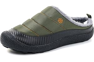 Gaatpot Unisex Adulto Zapatillas de Casa Invierno Cálido Fluff Pantuflas Zapatos de Casa Interior Suave Algodón Zapatilla Antideslizantes 36-43