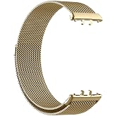Microsonic Samsung Galaxy Fit 3 Milanese Loop Kordon (Samsung Galaxy Fit 3 ile Uyumlu Kordon, Akıllı Saat Kayışı)