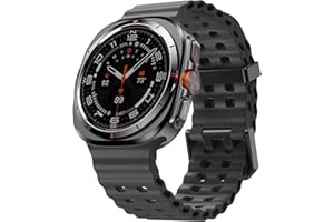 NotoCity Kompatybilny z Samsung Galaxy Watch Ultra Pasek, 47 mm miękki silikonowy pasek do Samsung Galaxy Watch Ultra