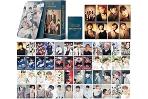 YAZGAN Ateez Kpop Lomo Cards 55Pcs GOLDEN HOUR Album - Set de tarjetas de fotos Merch para aficionados