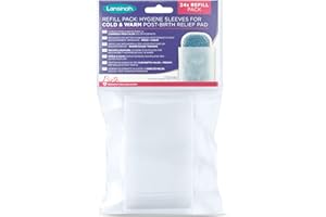 Lansinoh Cold & Warm Post-Birth Relief Pad Sleeves Refill (24 Pack)