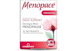 Menopace Original - No. 1 Menopause Supplement for Women. by Vitabiotics. 30-Day Vitamin Perimenopause formula - Pack of 1 , 30 Tablet