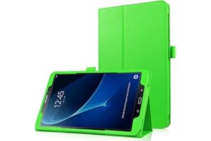 Sotefe® Etui Samsung Galaxy Tab A6 7.0'' Hülle - Flip Cover Case Schutzhülle Tasche Hülle für Samsung Galaxy Tab A 7.0 2016 SM-T280/T285 + Displayschutz - Grün
