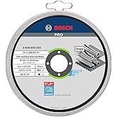 Splitting Disc Flat Standard Inox for Bosch Professional Accessories &ndash; Rapido Wa 60 T Bf, 125 mm, 10-Er Package, 2608603255