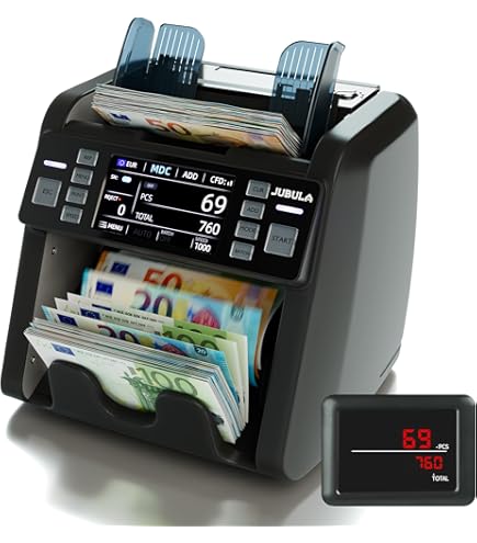 Mixed Denomination Multi Currency Banknote Counter Machine Bill Value Counter - Counting Machine