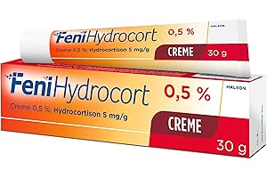 ‎FENIHYDROCORT FeniHydrocort Creme 0,5%, Hydrocortison 5 mg/g, 3-fach wirksam bei Hautentzündungen: Lindert Juckreiz, vermindert Schwellungen, reduziert Rötungen, 30 g