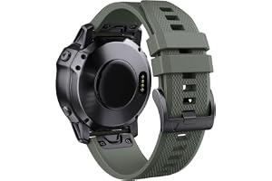NotoCity Armband für Garmin Fenix 6x/6x Pro/5X /Fenix 5X Plus/Fenix 7X /Fenix 3 /Fenix 3 HR, 26mm Uhrenarmband für Garmin