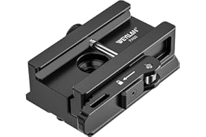 WEYLLAN PA60 Arca to Picatinny Adapter Mount with Lever Release, All Metal CNC Picatinny Rail Clamp with Arca Swiss Standard Dovetail and QD Sling Mounting Hole, Compatible with Tripod Ball Head