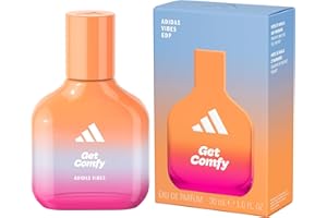 adidas Vibes Get Comfy Eau de Parfum, Per tutti, Rilassante e confortevole, Profumo a lunga durata, Vaniglia e Mandarino 30 ml