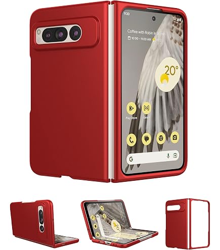 Coque étui Complète Avec Protecteur D'écran Intégré Pour Google Pixel Fold - Marque FiiMoo, Simili Cuir