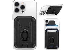 Kireida® Magnetischer Karten-Wallet-Halter für Apple Magsafe, Starker magnetischer, Magnetischer Kartenhalter gelten für die Rückseite der iPhone 14/13/12-Serie