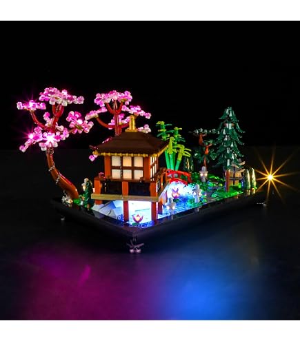 LEGO Icons Tranquil Garden 10315 Creative Building Set, A Gift