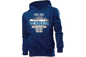 LOVE-ALL-MY-SHIRTS Schalke Fussball Herren & Damen Fanartikel Tasse Becher Fanshirt Fanhoodie Kapuzen Pulli Pullover Fanartikel Ultras Geburtstag Geschenk Hoodie