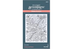 Spellbinders BetterPress Plate From The Kaleidoscope Arch-Kaleidoscope Flowers, BP-117