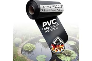 Black Forest Pond Shop Teichfolie PVC 1,50 mm 4 x 10 m für Schwimmteich Gartenteich Badeteich - Made in Germany 4x10m