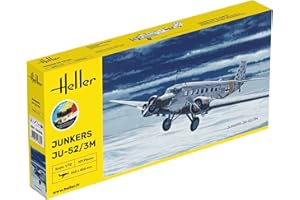 Heller 56380 Kit de démarrage Junkers Ju-52/3M 1/72, Non peint.