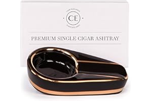 CASE ELEGANCE - Posacenere in Ceramica, Colore: Nero (Black)