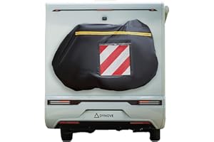 DYNOVE® - Funda Bicicleta Autocaravana para 3 Bicicletas - Funda Bicicleta Exterior Impermeable Accesorios Autocaravana - Funda para Bicicleta Exterior Impermeable - Funda Portabicicletas - Autoca