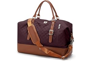 WINSPANSY Bolsa de Viaje,Grande Gimnasio Mujer Hombre Impermeable con Compartimento Zapatos Mochila Deporte Niña Fin de Mano de Semana Mujer Portatrajes Bebe Hospital Enfermera Duffle Weekender Bag Morado