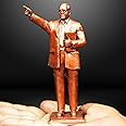 NEEANN Dr. B.R. Ambedkar Statue - 5 Inches Polystone Murti- Standing Posture Pratima- Brass, Copper, Bronze Finish - Symbol of Justice & Equality - Home, Office, and Car Dashboard (Copper)