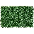 LINGWEI Artificial Green Wall fence 40x60cm Artificial Green Wall Grass, Artificial Grass Decorative Wall, Outdoor Greening. (1 Pcs)