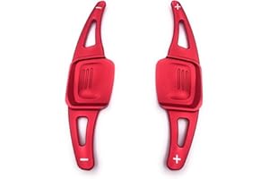 H-Customs Schaltwippen Shift Paddle kompatibel mit Golf 7 (nicht GTI R GTD) Arteon Golf 8 T-Rock Rot