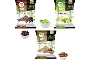 Online Quality Store reetha amla shikakai combo raw form raw reetha for hair ArithaReethaRithaSoapnuts (Sapindus Mukorossi) Indian Gooseberry dried Shikakai, Acacia Concinnahair pack,300g