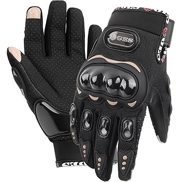 Skull Face Mask, Skeleton Mask, Skeleton Gloves, Black and White Gloves, Halloween Face Mask for Cosplay, Costume, Carnival, Motorcycle, Cycling, Skiing, Unique Size for Men and Women, 1