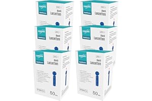 EUROPAPA® Lancette 300 Pezzi, Lancette Sterili Monouso, Lancette Sangue, Lancette Di Sicurezza Per La Misurazione Della Glicemia, Diabetici, Misuratore Di Glicemia Serie EUROPAPA BG Applicabile