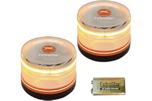 FUREINSTORE Baliza V16 Conectada a DGT 3.0 con Geolocalización, Luz de Emergencia V16 Homologada para Coche,Datos Incluidos hasta 2038 (V16 Blanco X2)