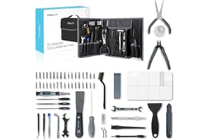 Creality Kit de herramientas para impresora 3D Pro montaje/extracción/corte de filamento, kit de limpieza de acabado, apto para Creality y FDM