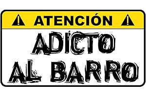 CUSTOM VINYL Pegatina Atención 4x4 Adicto al barro 10x5cm