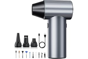 ‎SALCAR SALCAR Elektrisches Staubgebläse Tragbares, 3-Gang mit ultralanger Laufzeit – Elektrisches Luftdruckspray für PC, Auto, Outdoor und Haus