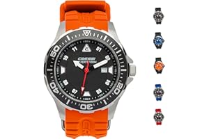 Cressi Manta Watch - Orologio Professionale Subacqueo 100 m/10 ATM, Unisex Adulto