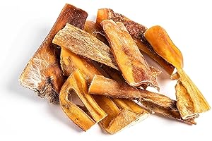 Hey Pets Rinderkopfhaut für große & Kleine Hunde 500g | Naturbelassen und unbehandelt | 14cm Stücke | Ideale Zahnreinigung | 100% natürlich | getreidefrei | Kauartikel | Kausnack