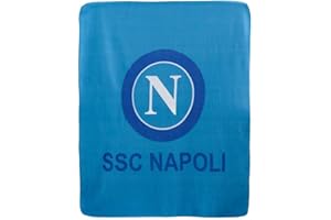 Couverture plaid en polaire SSC Napoli officielle d'hiver simple 130 x 160 cm Q199
