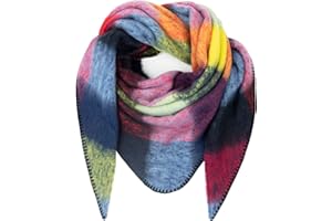 Gloop Damen Schal XXL Strick Dreieck Schal Halstuch Dreieckstuch kuschelig flauschig ohne Kratze an Haut 200×140 CM