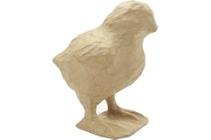 Clairefontaine ES Décopatch SA208C - Un soporte de papel marrón maché, 11,5 x 8 x 12,5 cm, Apertura