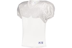 Russell Athletic Men's Stock Practice Mesh Top Football Jersey, Ideal for Training and Game Day Shirt