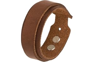 Simaru Premium Lederarmband Made in Germany für Damen & Herren, hautfreundliches Unisex Echtleder Armband, robuster Schraubnieten Verschluss