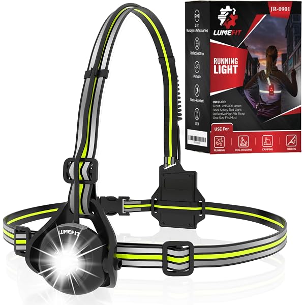 Ceinture De Sport Légère CampTeck - 2 Poches, Réfléchissante, Taille Réglable S/M/L - Pour Running, Rando, Vélo