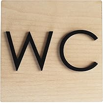 Targa Porta "Privato" In Plexiglass E Legno - 19.5x8.5cm Adesiva - Foto 5