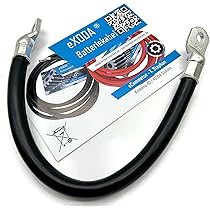 Cavo Batteria EXODA 70mm² - 20cm, Rosso, Con Terminali A Anello M8, Per Auto E Barche - Foto 3